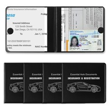 Registration and Holder, 4-Pack and Registration, Auto Essential Holder, Inte...