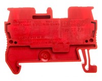 ZłąCzka Szynowa 2-Przewodowa 0,08-4Mm2 Czerwona St 2,5 Rd 3037096 /50Szt./