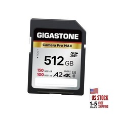 5-Years Data Recovery 512GB SD Card, 512GB 4K Camera Pro MAX SD Card 1-Pack