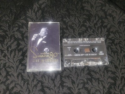 Vintage 1995 Frank Sinatra Sinatra 80th Live In Concert Cassette Capitol Records