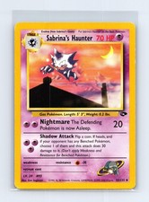 Sabrina's Haunter 55/132 Uncommon Gym Challenge Pokemon Card Unlimited MP