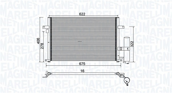 Magneti Marelli Kondensator, Klimaanlage U.A. FüR Chevrolet, Gm Korea-image