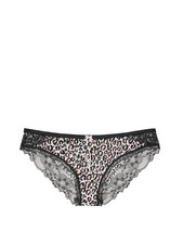 Victoria's Secret Body by Victoria Lace-Trim Cheekini Panty Animal Print