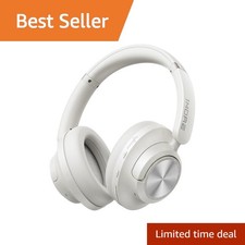 1MORE SonoFlow Max Over-Ear Wireless Headphones White 50dB ANC