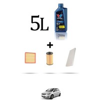 Hoffcar Wartungskit 3 Filter Und 5L ÖL FüR Mercedes Klasse B (W245) B150 70KW