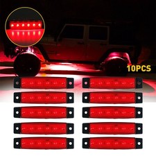 LED Red Rock Strip Light Underbody Wheel Lamp For JEEP Offroad Truck UTV ATV H
