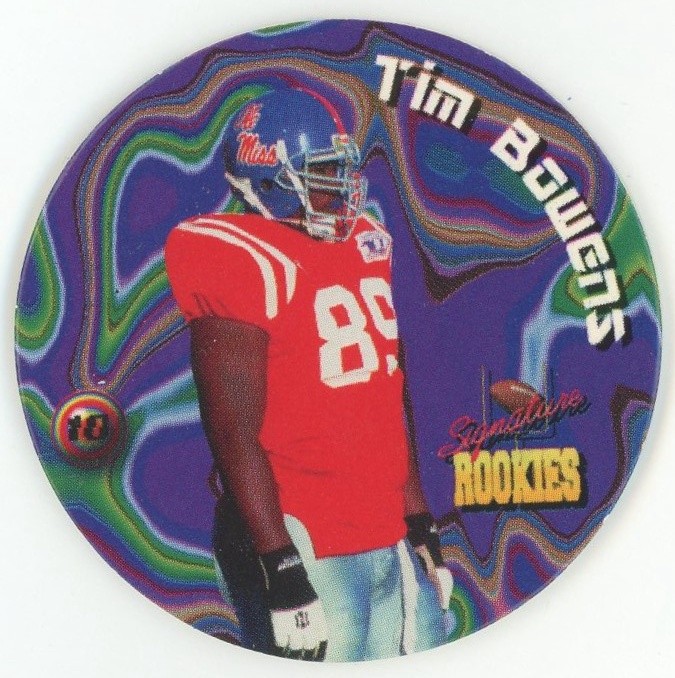 1995 Signature Rookies Sports Stackers Tim Bowens Rookie Pog RC #10