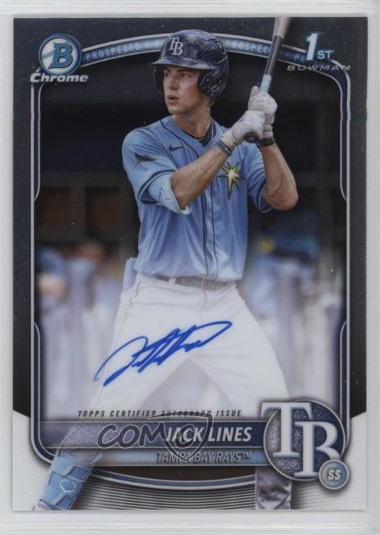 2025 Bowman Chrome Prospect Auto Jack Lines #CPA-JLI Auto b6y