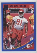 2018 Panini Donruss Rookie Press Proof Blue Derrick Nnadi #392 k6j