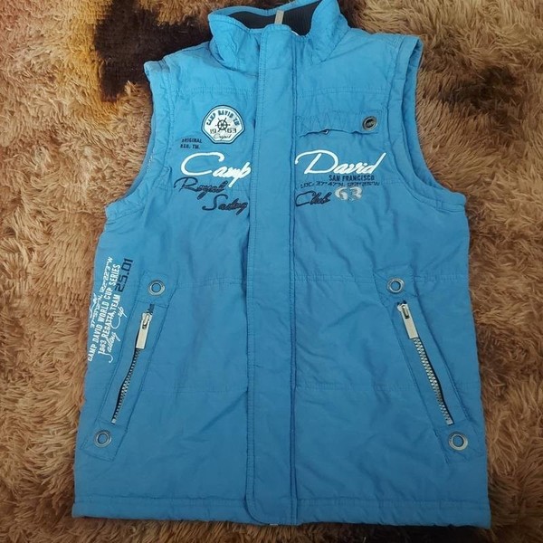 Men Camp David Vest Blue 36 / S / 44