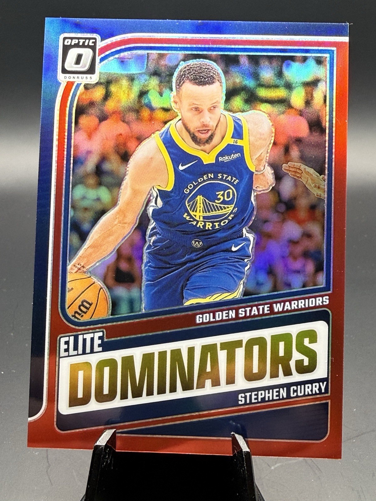 2024-25 Panini Donruss Optic - Elite Dominators Stephen Curry #4 Red Prizm /99