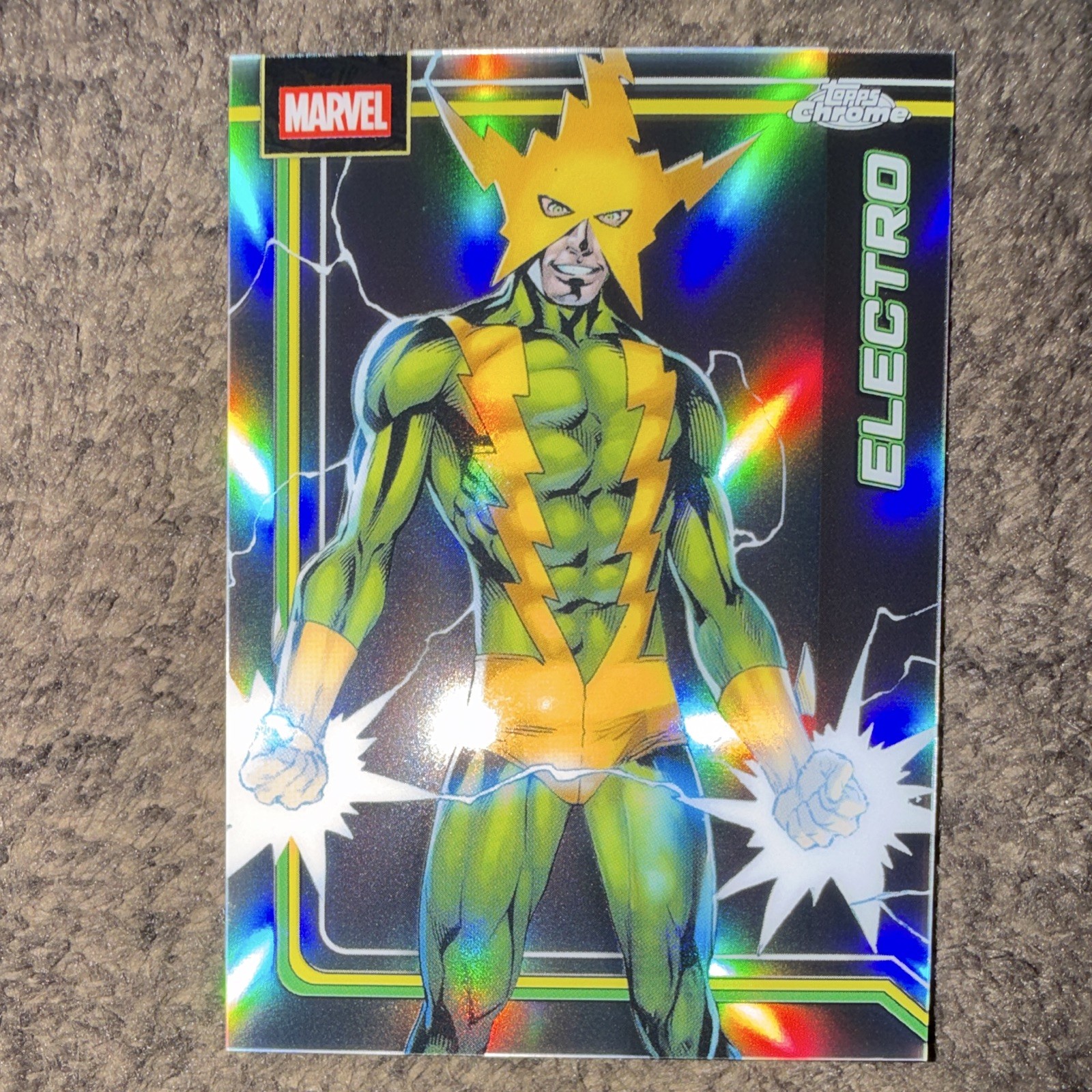 Topps 2026 Topps Chrome Marvel Electro Refractor #115
