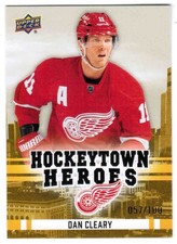 25/26 2025 DETROIT RED WINGS DAN CLEARY HH-5 HOCKEYTOWN HEROES CENTENNIAL /100