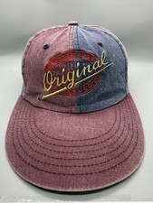 Levi  s Original Two Tone Baseball Cap Hat Adult Snapback Red Blue Vintage Style
