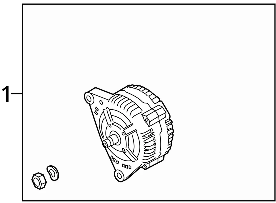 Alternator Fits 09-12 AUDI Q5 1997698 Foto 4 de 4