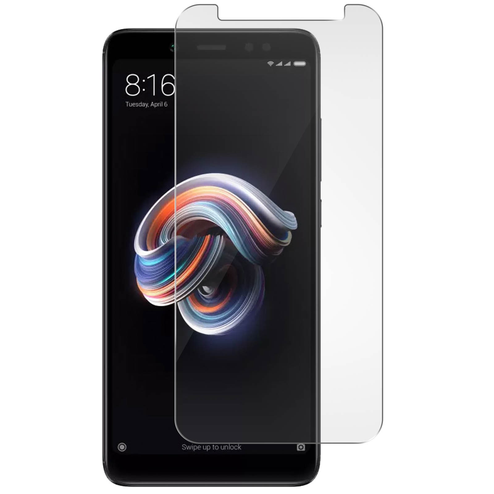Verre trempé pour Xiaomi Redmi Note 5 film de protection transparent 9H