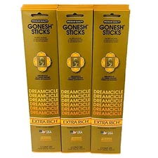 Gonesh Incense Sticks Extra Rich Collection: Dreamcicle 12 Pack (20... Fast Ship