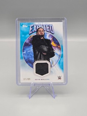 Seth Rollins - Event-Used Exalted Relic - Aqua /99 - 2025 Topps WWE Exalted