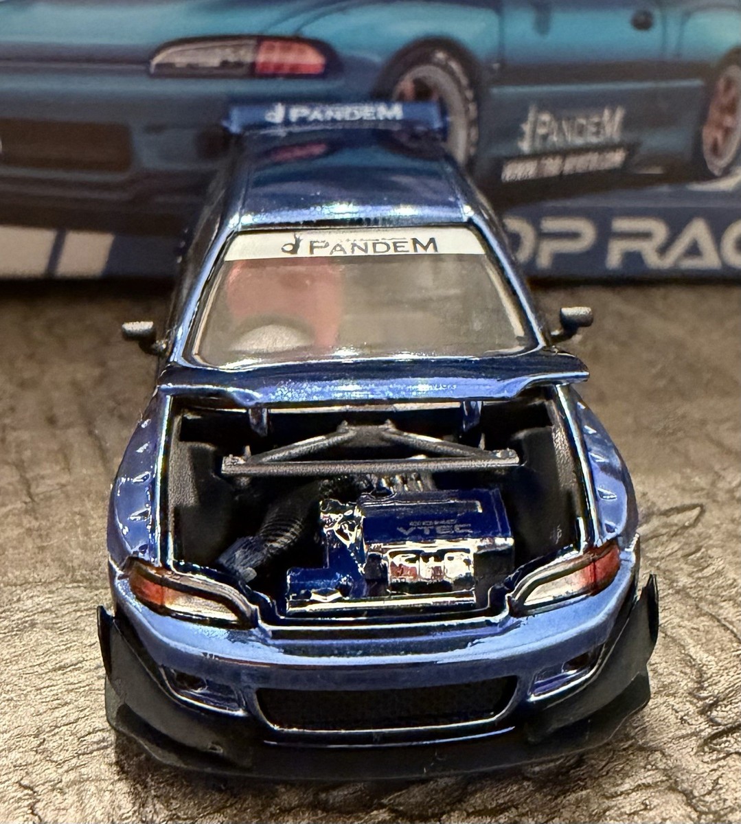 Pop Race PR64-206 Pandem Civic EG6 Blue Chrome Sealed | eBay