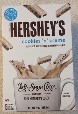 Hershey's Cookies 'n' Creme Candy Shop Hot Cocoa Drink Mix (2Pack) 7/26