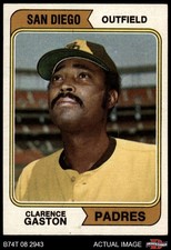1974 Topps #364 Cito Gaston Padres VARIATION 6 - EX/MT