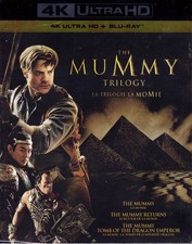 THE MUMMY TRILOGY 4K ULTRA HD & BLURAY SET with Brendan Fraser & Dwayne Johnson