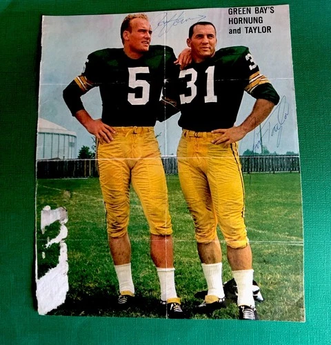 1960’s SI Cover Signed By Paul Hornung / Jim Taylor - GB PACKERS