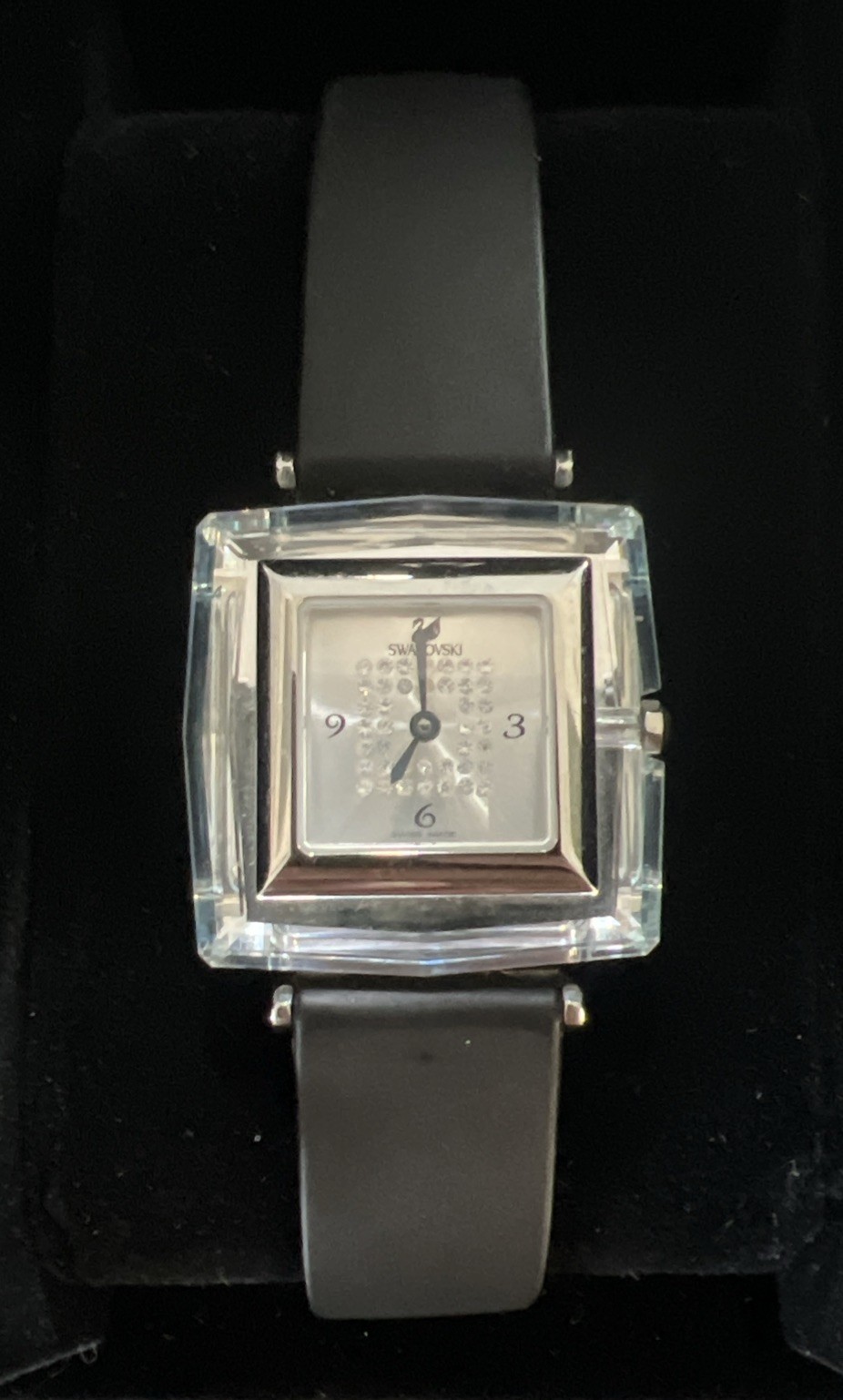 Swarovski Crystal Women's Watch Zurich Black Band