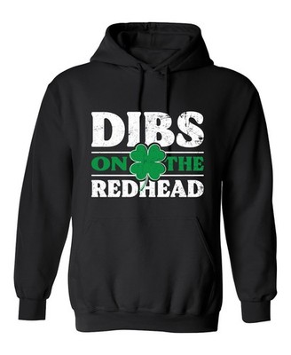 Dibs On The Redhead Sarcastic Humor Men's Hoodies