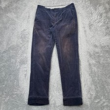 Vintage Brooks Brothers Pants Mens 36x32 Blue Clark Fit Advantage Chino Corduroy