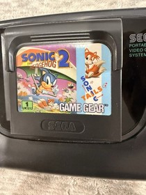 SEGA Game Gear Black Console w/ Sonic the Hedgehog 2 &ndash; Model 2110