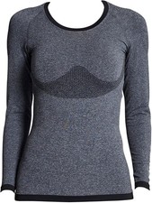 Supacore Women's Training Long Sleeve Top - Grey Marle - XL