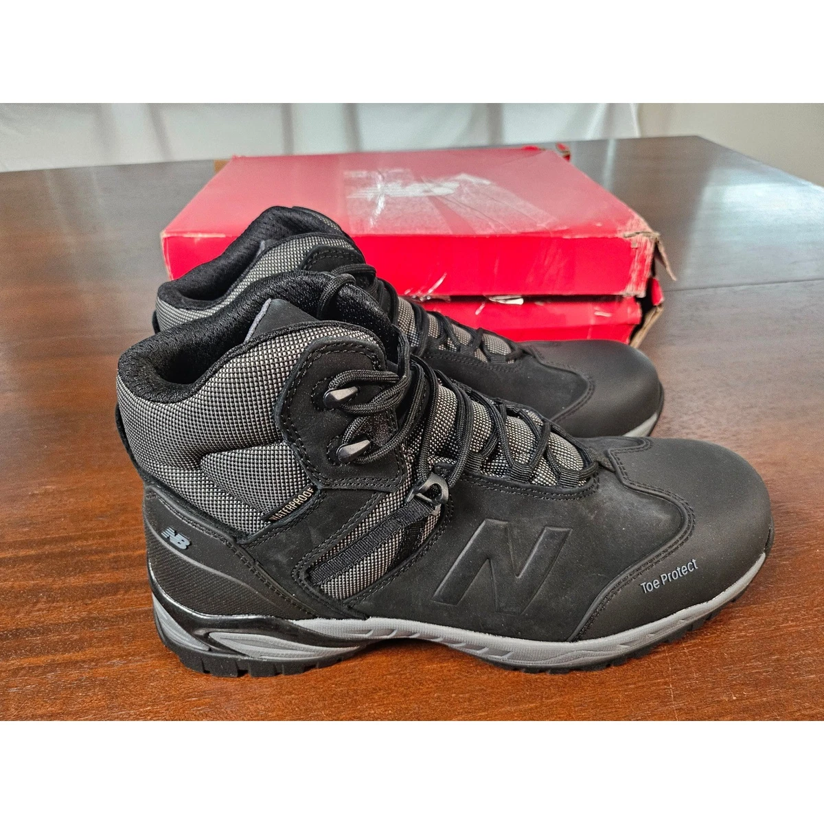 New Balance Safety Allsite EH Waterproof Composite Toe Work Outdoor Boots Sz 12