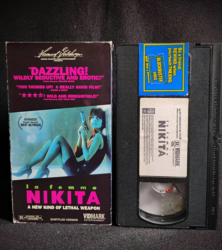 La Femme Nikita VHS (Former Blockbuster Rental), Tested, Luc Besson, Cult - Image 2 of 4