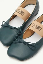 MM6 MAISON MARGIELA ANATOMIC BALET SHOES Green 37 shipped from Japan