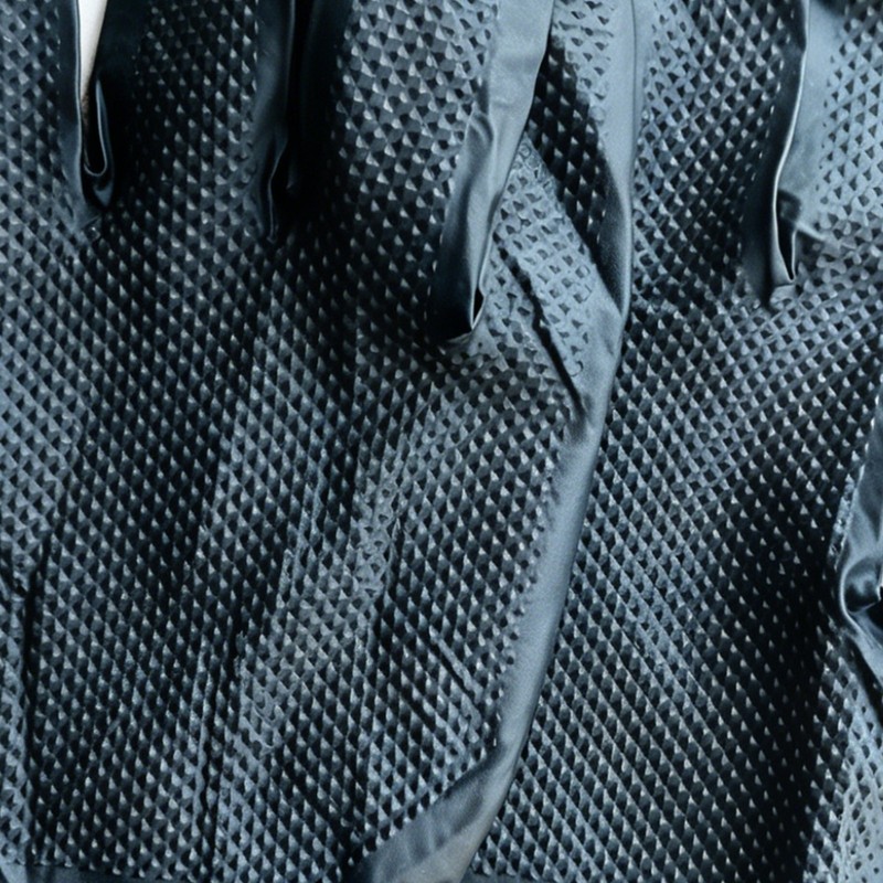 Diamond Grip Nitrile Gloves XL Heavy Duty Anti-Slip Mechanic Work Black