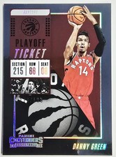2018-2019 Panini Contenders Playoff Ticket Silver /199 Danny Green #9 🔴⚪️✨️