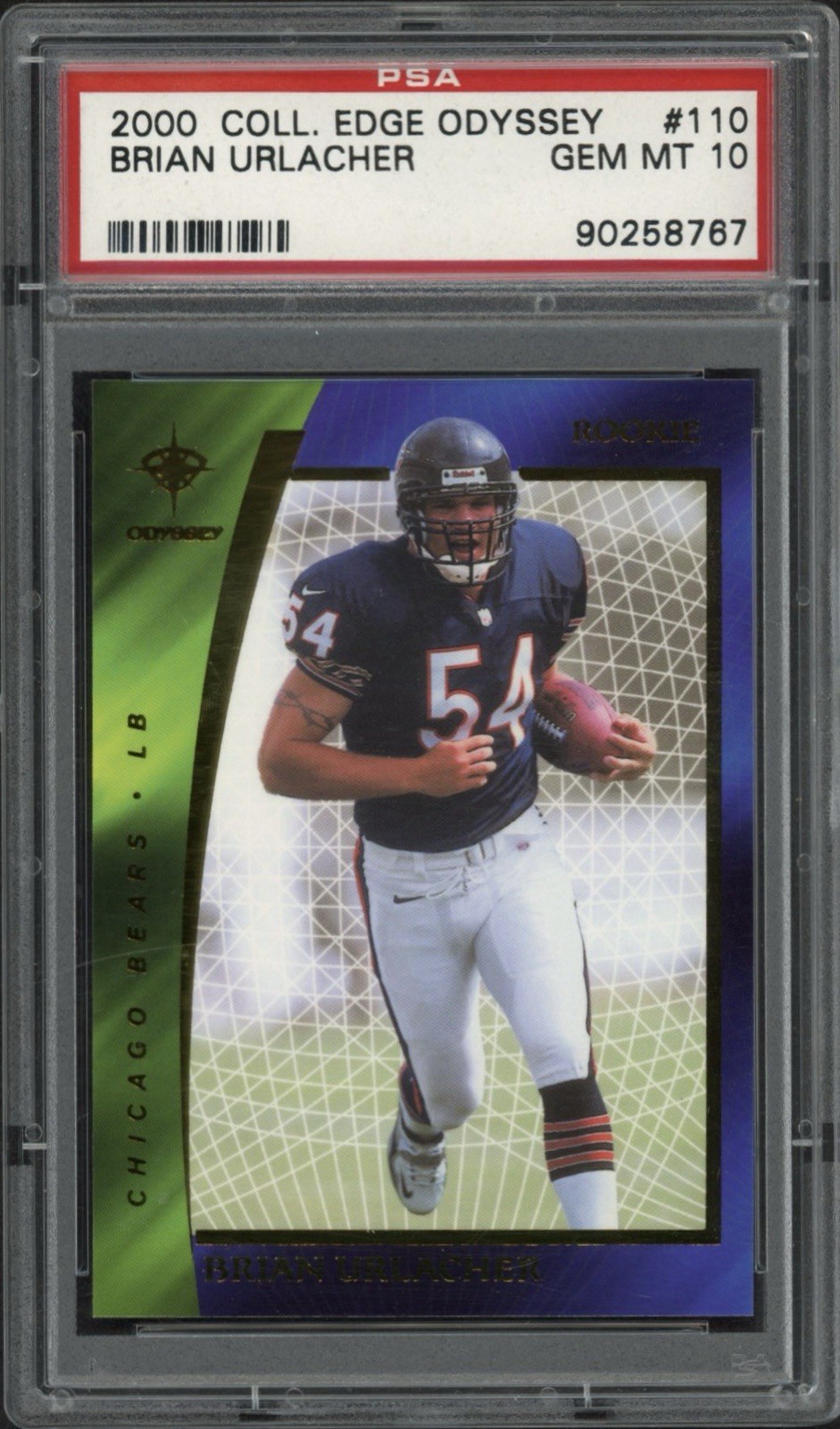 Brian Urlacher Collector's Edge Odyssey #110 Base
