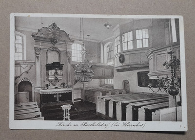 Alte orginale Ansichtskarte Berthelsdorf vor 1945