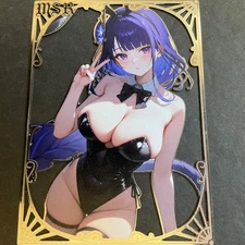 Goddess Story Gold METAL Card -  Serial Number #/100! Anime Waifu Shogun Bunny