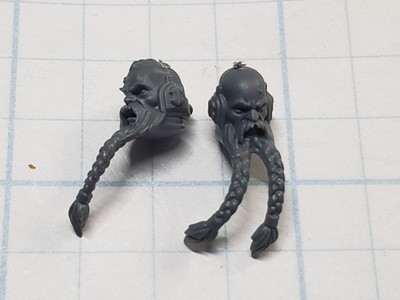 40k Space Wolves Bits Wolf Guard Terminator Veteran Bare Heads #109