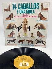14 caballos y una mula dueto LOS TROVADORES DEL NORTE (CARNAVAL LP MEXICO) rare