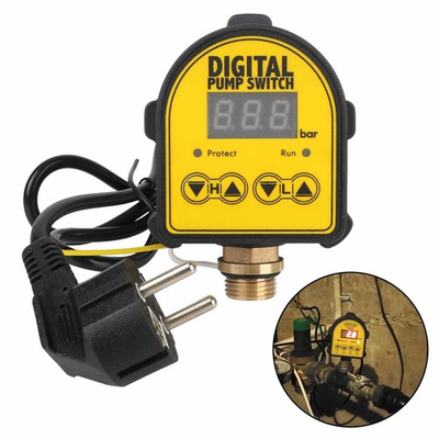 #ad Pressure Switch for Water Pump 220V Digital Pressure Controller 0 10 Bar 1 2#x27; $79.72
