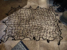 Truck Bed or Roof Rack Luggage Cargo Bungee Net Netting Mesh Cover with hooks