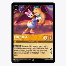 Disney Lorcana Shimmering Skies Daisy Duck Donald's Date 16/204 NM Card