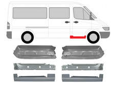 Mercedes Sprinter 95-06/VW LT 96-05 Front Door/Inner Sill&Door Step Set/6pcs/L+R