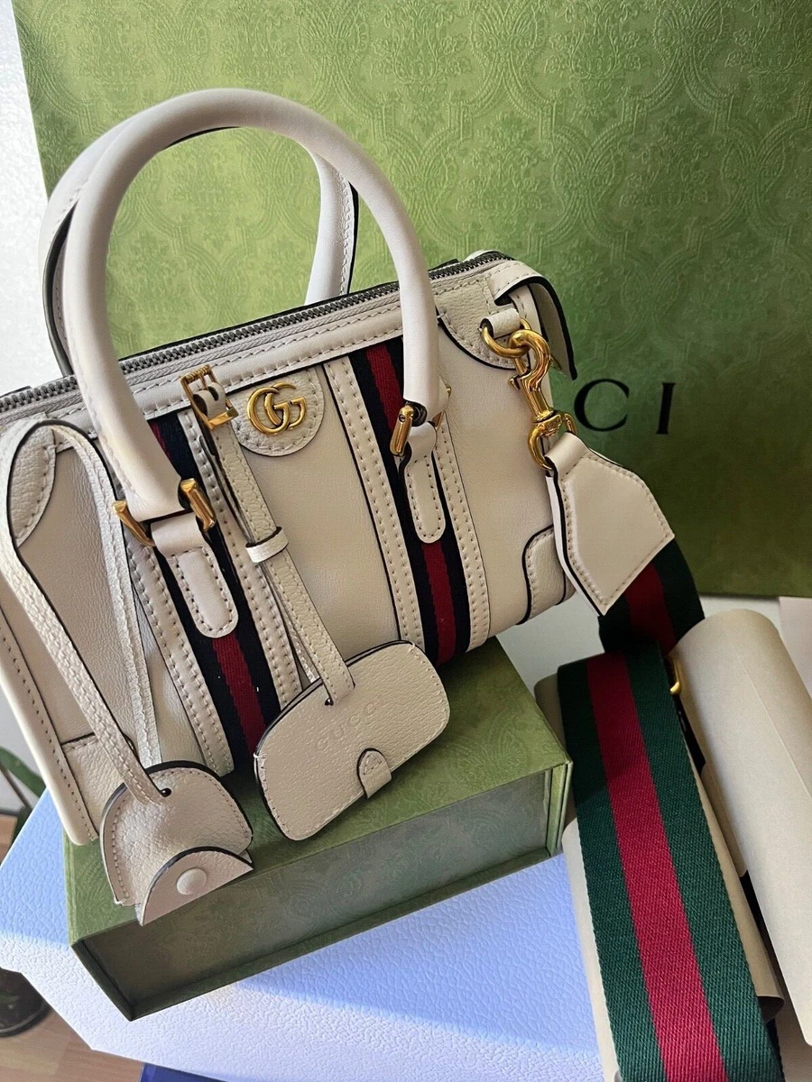 White mini top handle bag cheap
