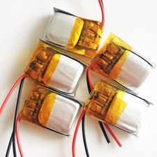 5 x 3.7V 50mAh LiPo Rechargeable Battery 501015 For Headpset Bluetooth Recorder