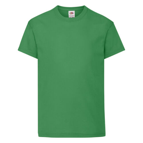 Children Kids Plain Fruit of Loom Boys Girls T-Shirt T Shirt School PE Ages 1-15 - Picture 12 of 22