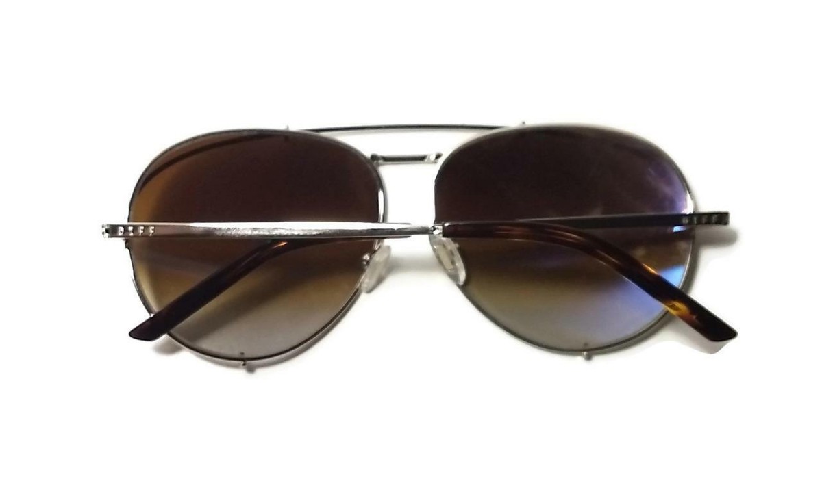 NEW DIFF Gold Aviator KOKO GD-BG22 Sunglasses + Case | eBay